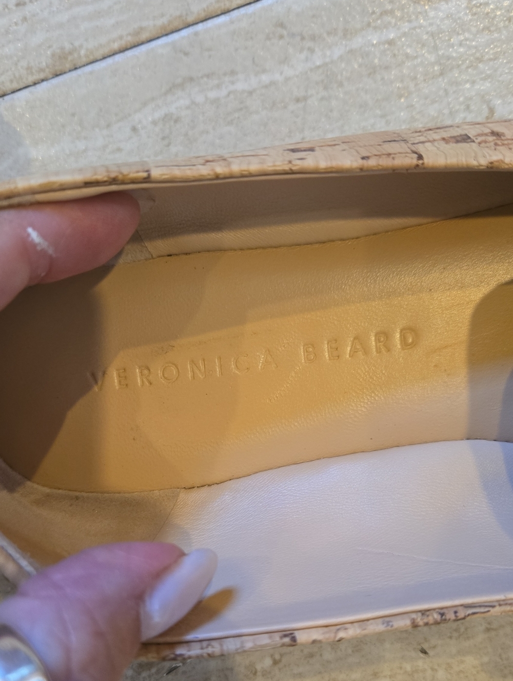 Veronica Beard Griffin Flat Cork Loafers - Picture 3 of 12